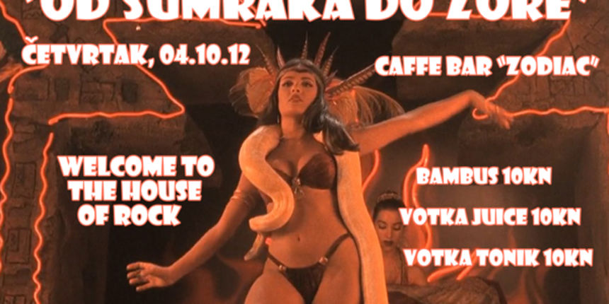 Nova doza “Od sumraka do zore” u Zodiacu