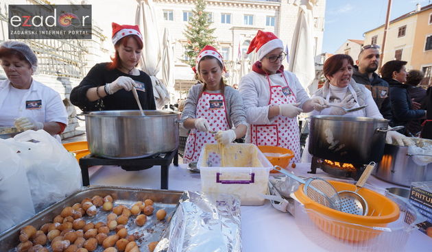Đir po gradu, subotnja špica 16. prosinca 2017. Fritule, Fritulijada