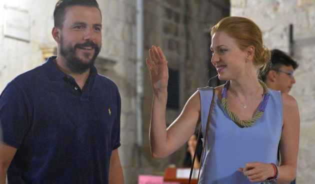 Natasa Janjic i Samir Secerkadic ljetuju u Duborvniku. Photo: Marko Lukunic/PIXSELL