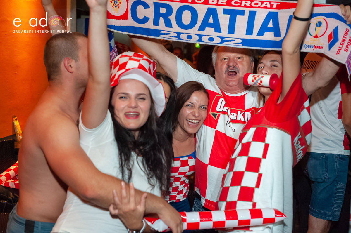 Zadar je gorio: Velika fešta nakon plasmana Vatrenih u finale Svjetskog prvenstva