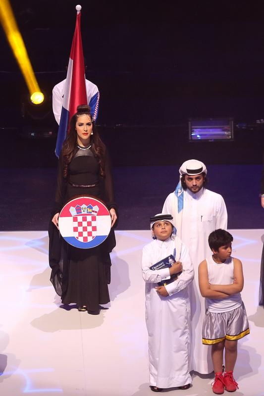 Svečano otvorenje Svjetskog rukometnog prvenstva, Lana Jurčević, foto:Goran Stanzl/PIXSELL Svečano otvorenje Svjetskog rukometnog prvenstva, Lana Jurčević, foto:Goran Stanzl/PIXSELL