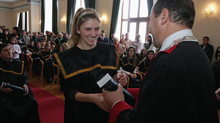 Promocija diplomiranih studenata, 7. ožujka 2009. (foto: Marin Gospić)