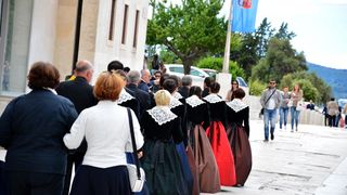 Predstavljanje svečane zadarske pučke nošnje, foto: Iva Perinčić Predstavljanje svečane zadarske pučke nošnje, foto: Iva Perinčić