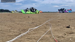 Kiteri guštali u refulima ninske bure Kiteri guštali u refulima ninske bure