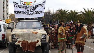 Karneval 2012: Pleme “Crna jama” iz rezervata Stanovi Karneval 2012: Pleme “Crna jama” iz rezervata Stanovi