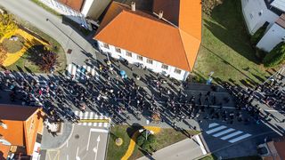 Vukovar: Kolona sjećanja iz zraka