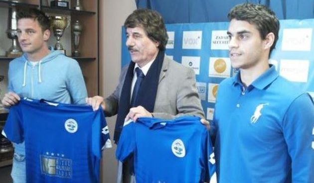 NK Zadar: Predstavljeni Ješe i Pešić, foto: Radio Zadar