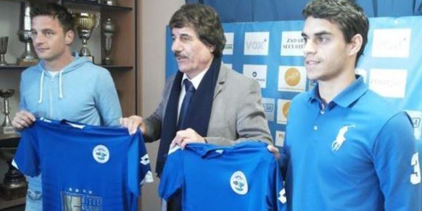 NK Zadar: Predstavljeni Ješe i Pešić, foto: Radio Zadar