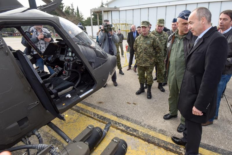 Zemunik: Predstavljena Eskadrila helikoptera OH-58D Kiowa Warrior