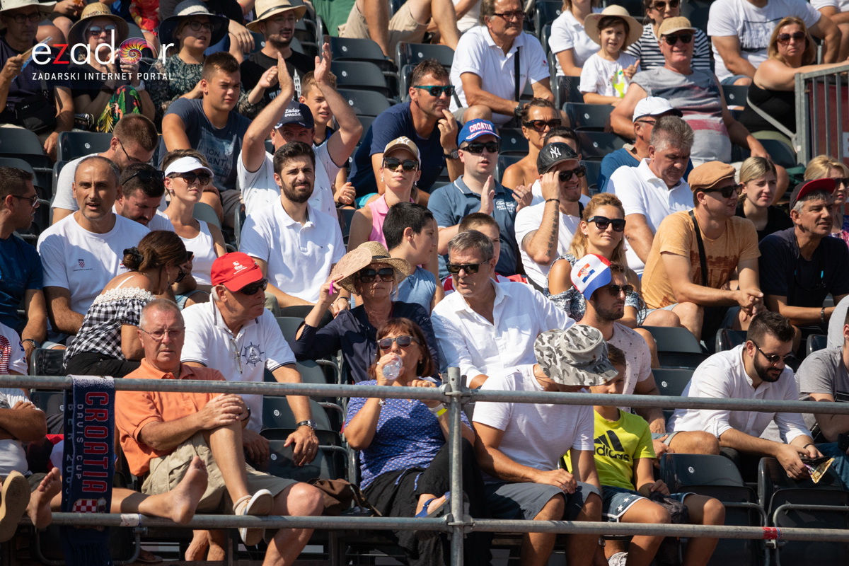 Davis Cup: Vruća navijačka atmosfera u meču Ćilića i Querreya
