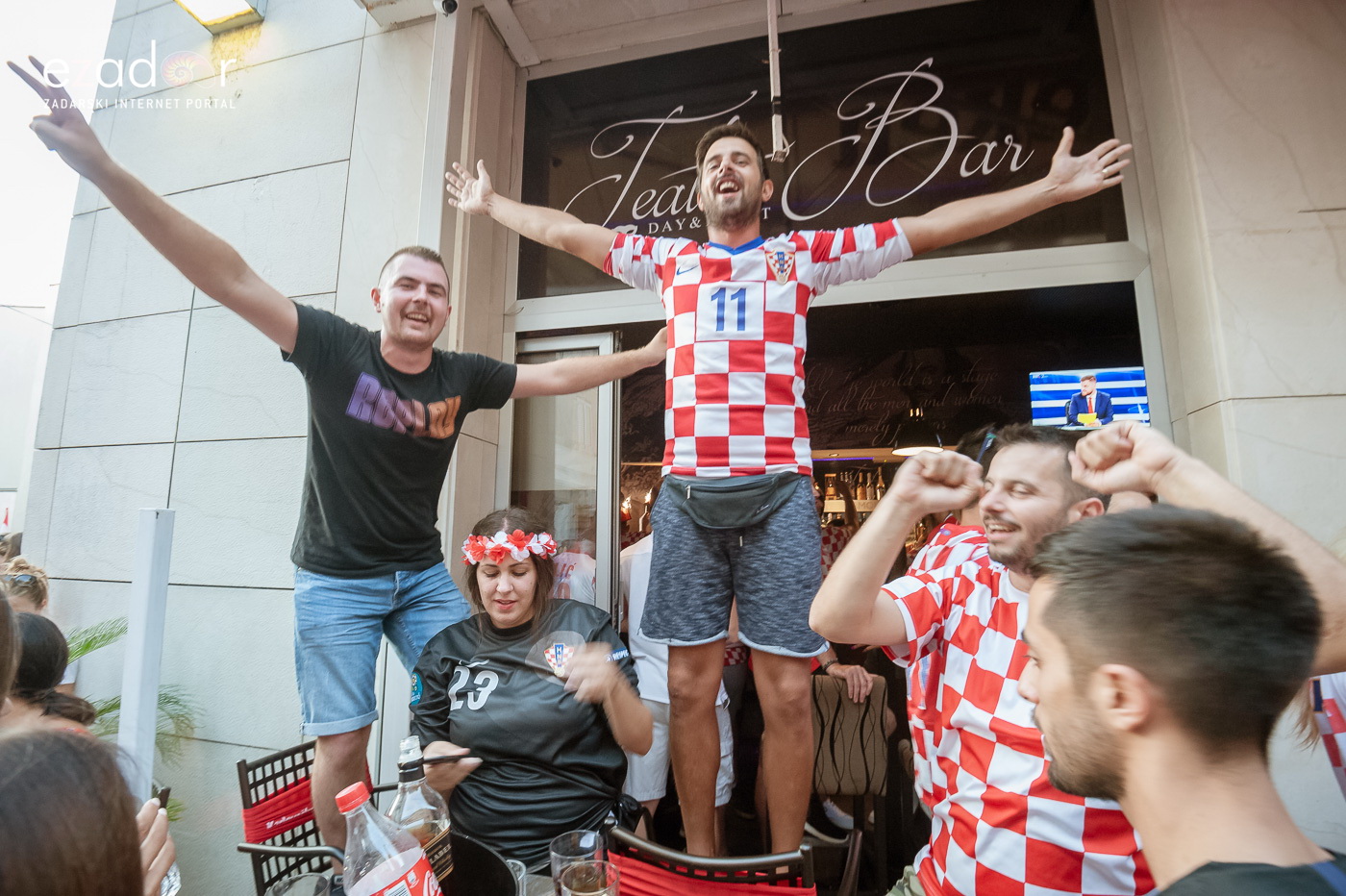 Navijačko ludilo u Zadru za vrijeme i nakon finala Svjetskog prvenstva Navijačko ludilo u Zadru za vrijeme i nakon finala Svjetskog prvenstva