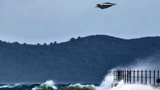 Olujno jugo u Zadru, nedjelja 6. prosinca 2020. godine