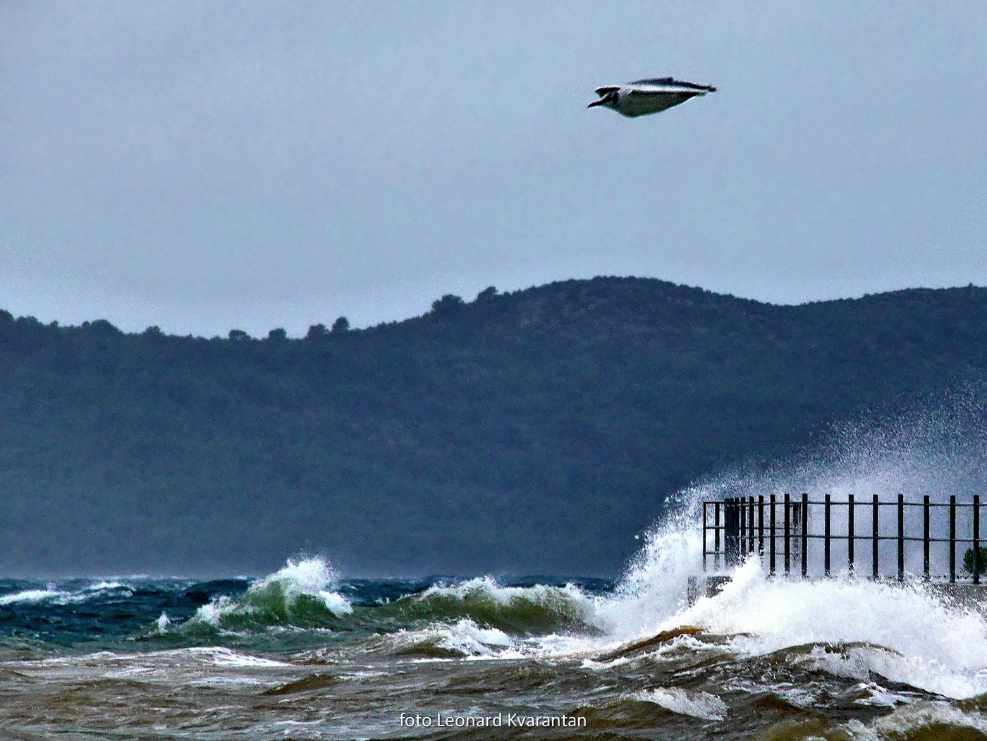 Olujno jugo u Zadru, nedjelja 6. prosinca 2020. godine