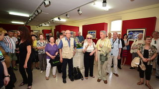 Svečano otvorena izložba slika fra Petra Perice Vidića