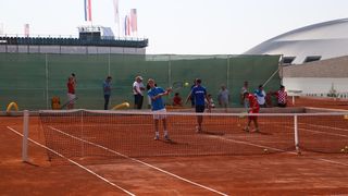 Pripreme teniske reprezentacije na Višnjiku