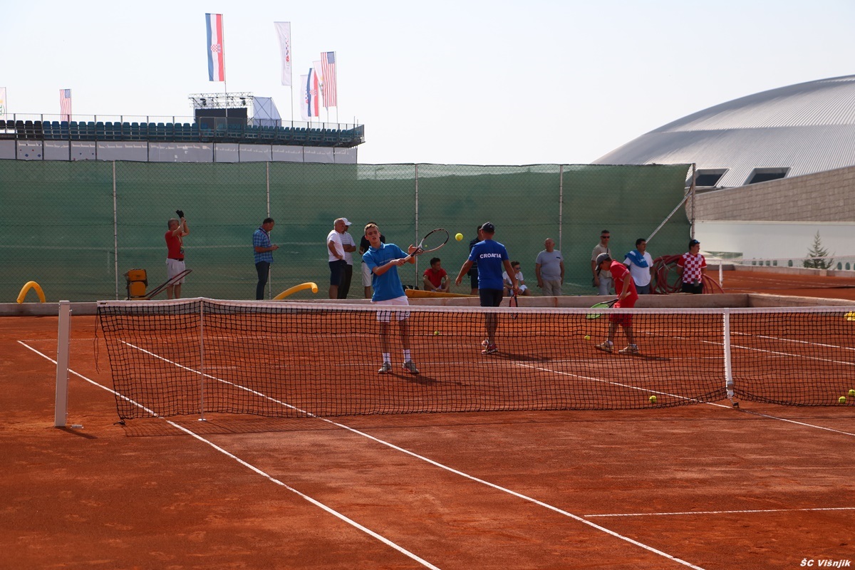Pripreme teniske reprezentacije na Višnjiku