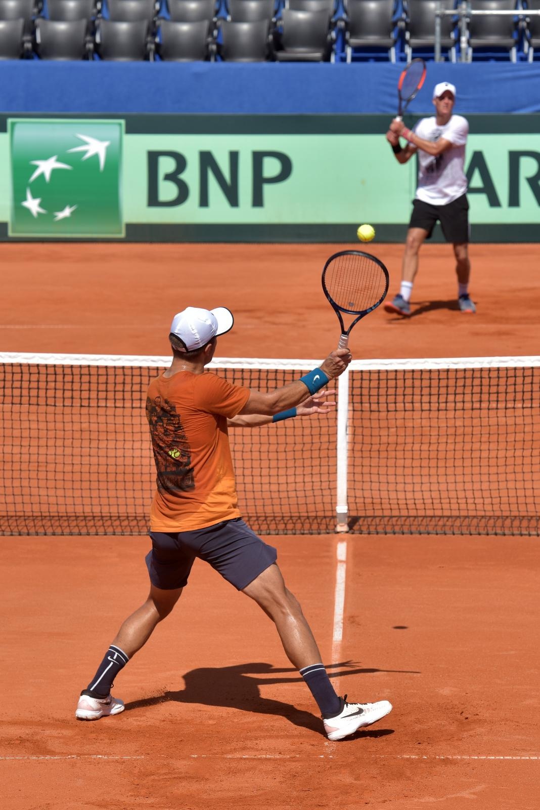 Trening Borne Ćorića uoči Davis Cup meča između Hrvatske i SAD-a Trening Borne Ćorića uoči Davis Cup meča između Hrvatske i SAD-a