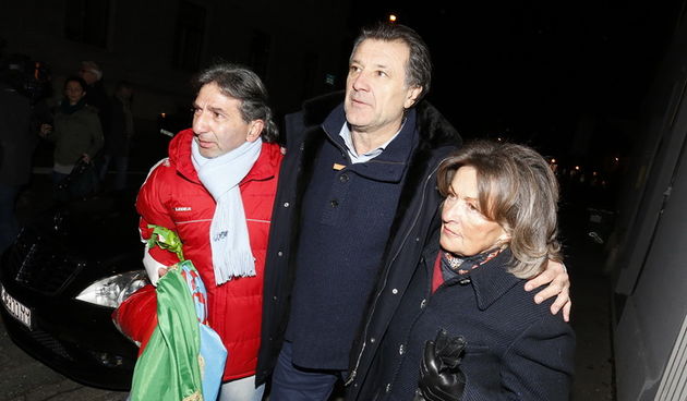 Zagreb, 160313.
Nakon sto je Zdravko Mamic jucer poslijepodne uhicen zbog poticanja nasilja i sirenja mrznje na racun ministra Zeljka Jovanovica, danas ga je nakon ispitivanja na Zupanijskom sudu pusten da se brani sa slobode.
Na slici: Zdravko Mamic izla