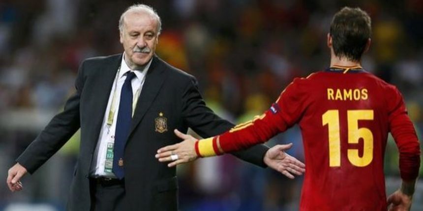 Vicente del Bosque i Sergio Ramos, foto: Reuters Vicente del Bosque i Sergio Ramos, foto: Reuters