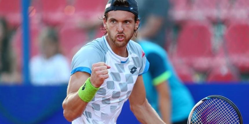 22.07.2015., Umag – 26. Konzum Croatia Open Umag. Prvo kolo 26. ATP teniskog turnira, Joao Sousa – Andreas Seppi. Photo: Slavko Midzor/PIXSELL 22.07.2015., Umag – 26. Konzum Croatia Open Umag. Prvo kolo 26. ATP teniskog turnira, Joao Sousa – Andreas Seppi. Photo: Slavko Midzor/PIXSELL