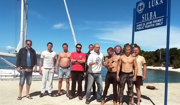 Božidar Petani i 2dive tim na Silbi