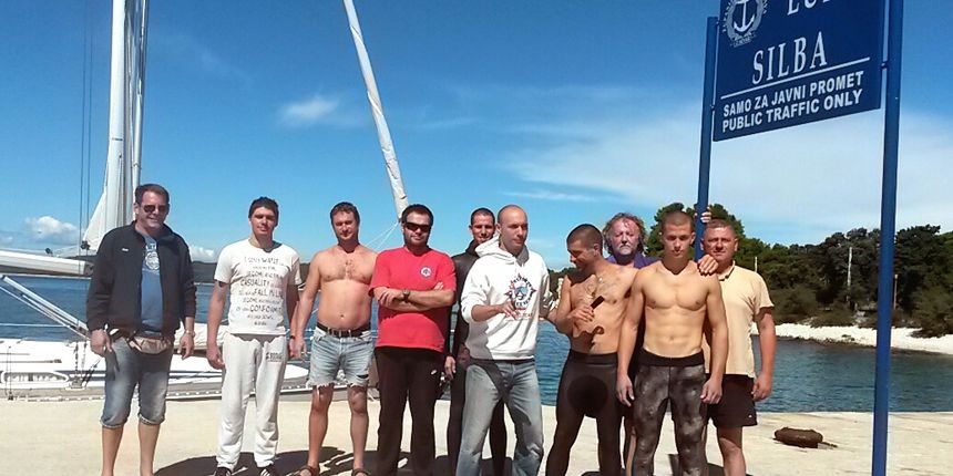 Božidar Petani i 2dive tim na Silbi Božidar Petani i 2dive tim na Silbi