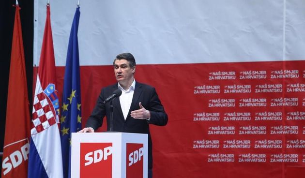 Vi?e od 2.000 delegata u maloj dvorani Doma sportova na izbornoj konvenciji SDP-a bira 17 clanova Predsjednistva te vise od 100 clanova Glavnog odbora. Photo: Zeljko Lukunic/PIXSELL