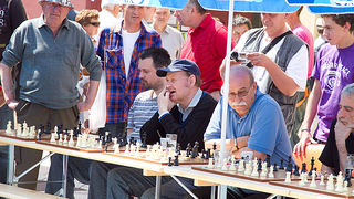 Subota na Narodnom trgu: šahovska simultanka i mjerenje šećera u krvi, foto: Leo Banić