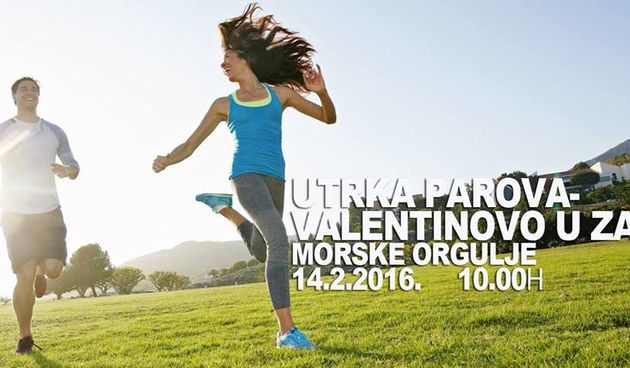 Valentinovo u Zadru: Utrka parova na rivi