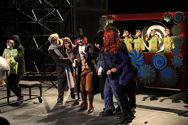 “Drago Č. i tvornica čokolade” u novoj zgradi Kazališta lutaka, Foto: Leo Banić “Drago Č. i tvornica čokolade” u novoj zgradi Kazališta lutaka, Foto: Leo Banić