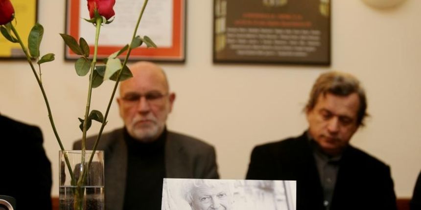 Hrvatsko drustvo pisaca, komemoracija za knjizevnika Predraga Matvejevica. Hrvatsko drustvo pisaca, komemoracija za knjizevnika Predraga Matvejevica.