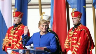 Inauguracija predsjednice Kolinde Grabar Kitarović na Trgu sv. Marka, Foto: Photo: HINA/POOL/PIXSELL