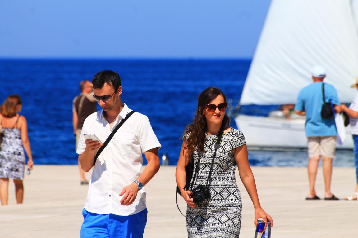 Đir po zadarskoj rivi 25. kolovoza 2016.