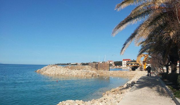 Petrčane, rekonstrukcija obale