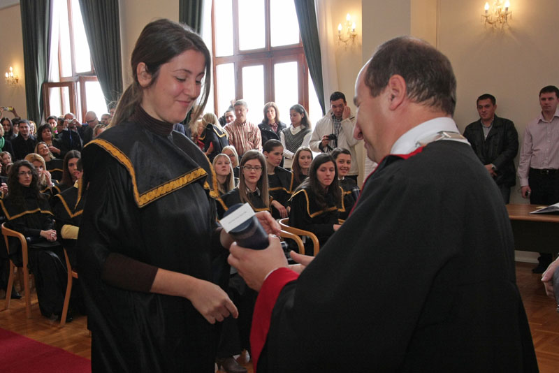 Promocija diplomiranih studenata, 7. ožujka 2009. (foto: Marin Gospić)