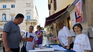 Akcija “Zivot na dar” na Narodnom trgu