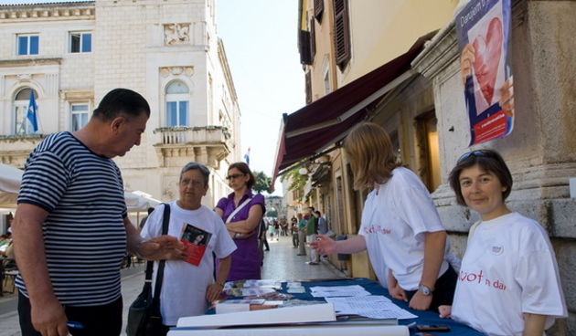 Akcija “Zivot na dar” na Narodnom trgu