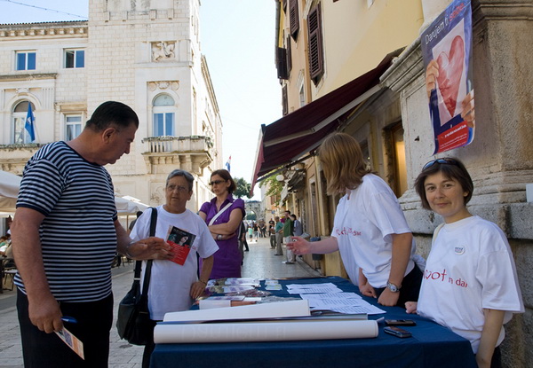 Akcija “Zivot na dar” na Narodnom trgu