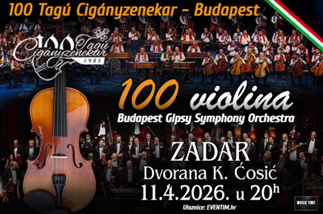 Sto violina – Budimpeštanski romski simfonijski orkestar nastupa u Zadru
