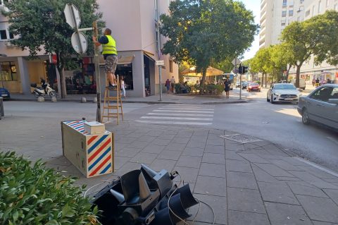 Postavljaju se novi semafori kod Male pošte semafor mala posta