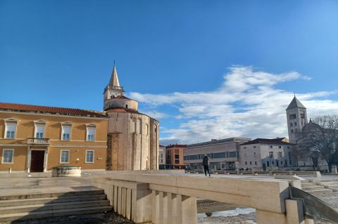 forum donat crkva svetog donata sunce zima