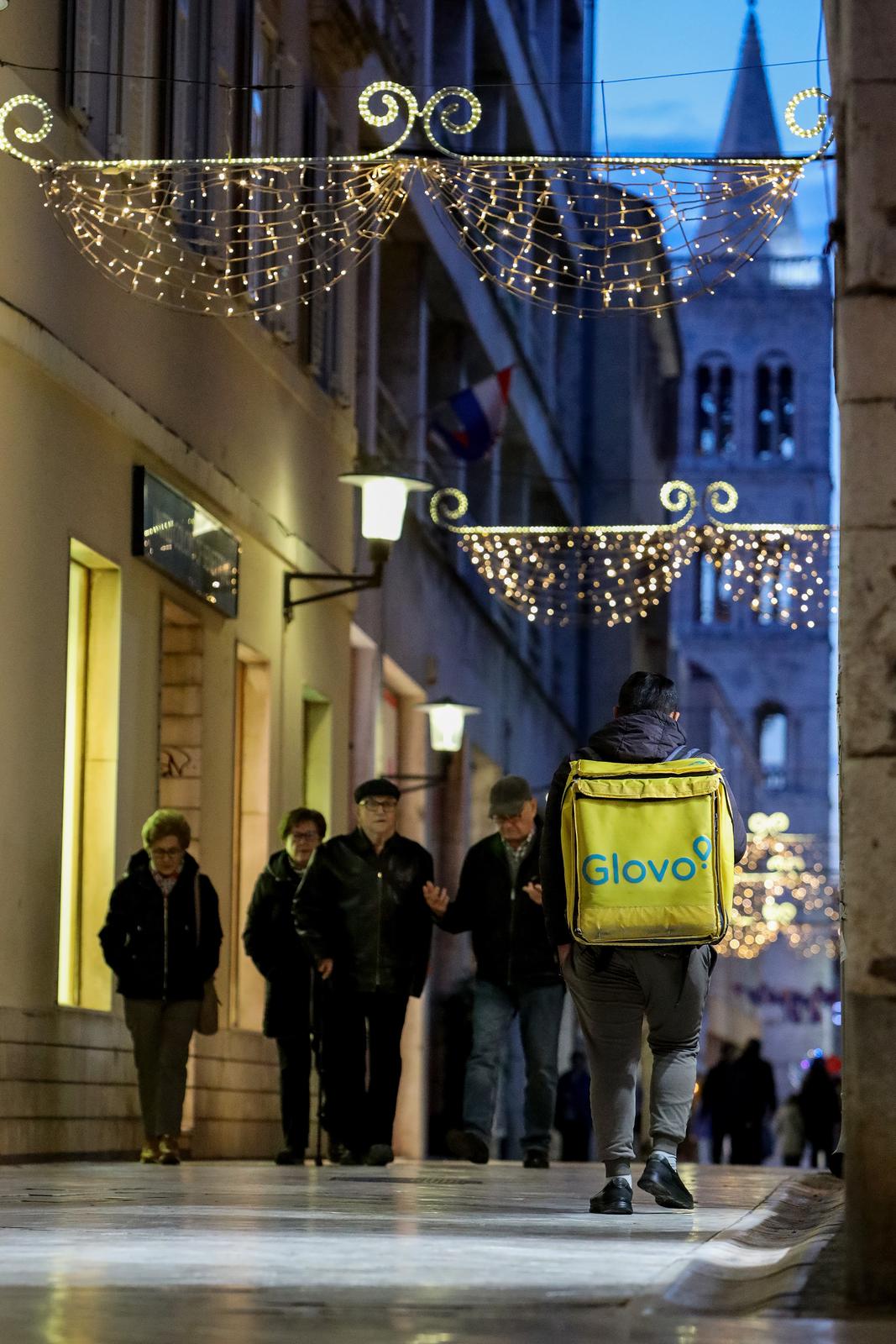 Blagdanske dekoracije u centru Zadra Blagdanske dekoracije u centru Zadra