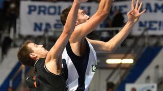 Dvorana Krešimir Ćosić, Zadar – 2. kolo A-1 muške lige, KK Zadar – GKK Šibenik 80-76. Photo: Dino Stanin/PIXSELL Dvorana Krešimir Ćosić, Zadar – 2. kolo A-1 muške lige, KK Zadar – GKK Šibenik 80-76. Photo: Dino Stanin/PIXSELL