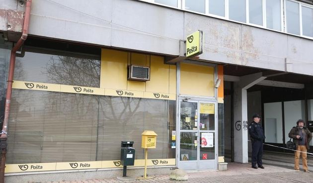 Oko 8.50 sati u gradskoj cetvrti Banija dogodilo se razbojnistvo u poslovnici Hrvatske poste. Photo: Kristina Stedul Fabac/PIXSELL
