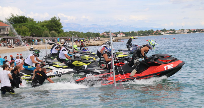 Plaža Jadro u Viru: Finalni dan posljednje utrke Alpe Adria Jet Ski Toura 2016. Foto: Kažimir Škrbić/Virski list