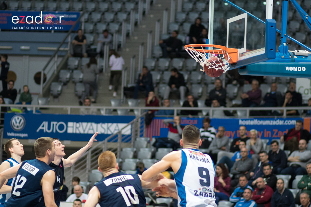 HT Premijer liga, 17. kolo: KK Zadar – KK Arbanasi 116-94