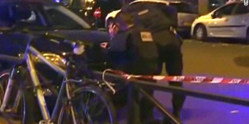 Policijska akcija u Saint Denisu. Screenshot CNN