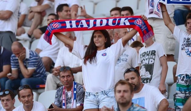 Stadion Poljud, Split – Uzvratna utakmica doigravanja za Europsku ligu, HNK Hajduk – FC Slovan Liberec 0-1. Photo: PIXSELL