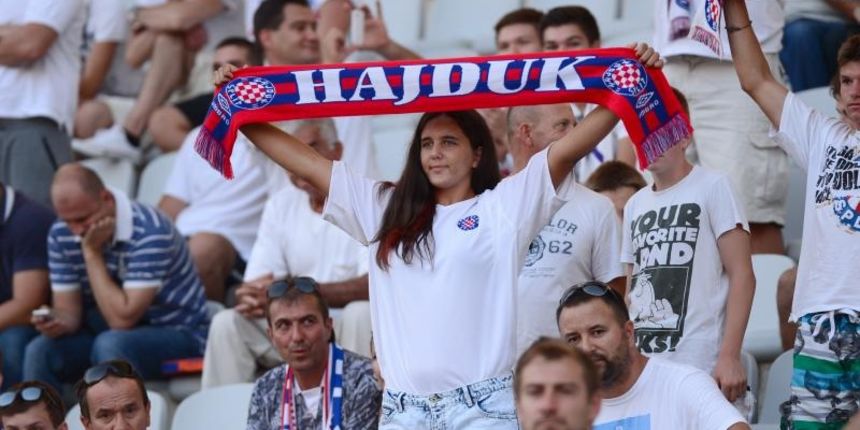 Stadion Poljud, Split – Uzvratna utakmica doigravanja za Europsku ligu, HNK Hajduk – FC Slovan Liberec 0-1. Photo: PIXSELL