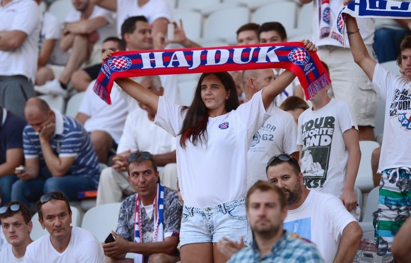 Stadion Poljud, Split – Uzvratna utakmica doigravanja za Europsku ligu, HNK Hajduk – FC Slovan Liberec 0-1. Photo: PIXSELL